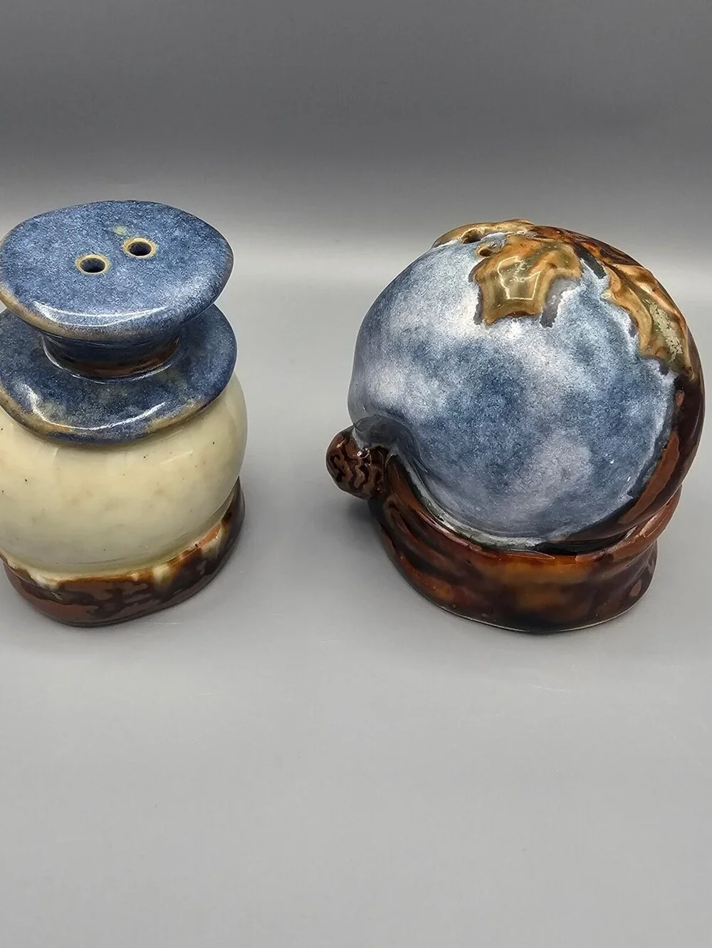 Ceramic Snowman Salt and Pepper Shakers Set